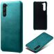 Защитный чехол Deexe Leather Back Cover для Samsung Galaxy S24 Plus - Green. Фото 1 из 4