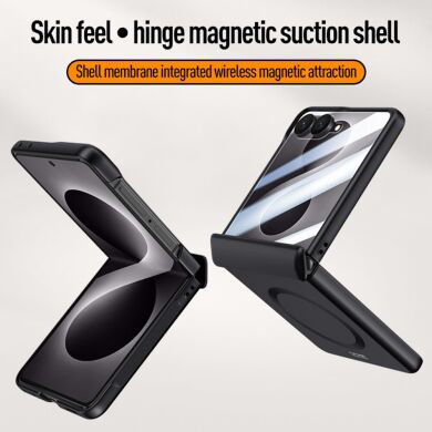 Защитный чехол Deexe Mag Cover для Samsung Galaxy Flip 8 - Black