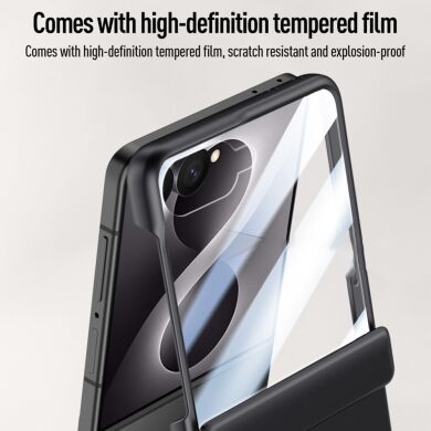Защитный чехол Deexe Mag Cover для Samsung Galaxy Flip 8 - Black