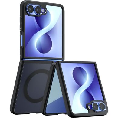 Защитный чехол Deexe Matte Skin with MagSafe (FF) для Samsung Galaxy Flip 8 - Black