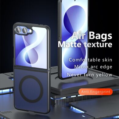 Защитный чехол Deexe Matte Skin with MagSafe (FF) для Samsung Galaxy Flip 8 - Black