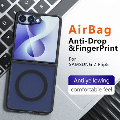 Защитный чехол Deexe Matte Skin with MagSafe (FF) для Samsung Galaxy Flip 8 - Black
