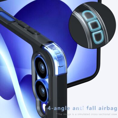 Защитный чехол Deexe Matte Skin with MagSafe (FF) для Samsung Galaxy Flip 8 - Black