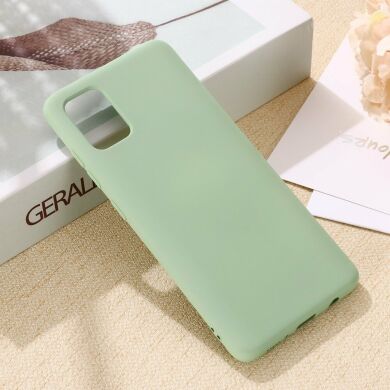 Захисний чохол Deexe Silicone Case для Samsung Galaxy A31 (A315) - Green