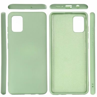 Захисний чохол Deexe Silicone Case для Samsung Galaxy A31 (A315) - Green