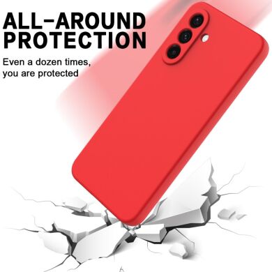 Защитный чехол Deexe Silicone Case для Samsung Galaxy A56 (A566) - Red