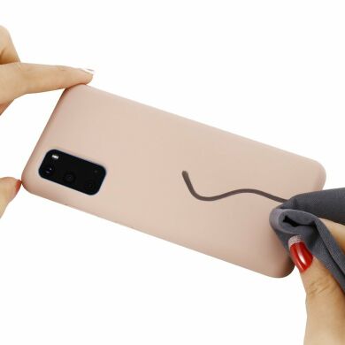 Захисний чохол Deexe Silicone Case для Samsung Galaxy S20 Plus - Pink