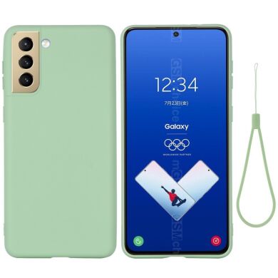 Захисний чохол Deexe Silicone Case для Samsung Galaxy S21 FE (G990) - Green