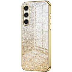 Захисний чохол Deexe Sparkles Cover для Samsung Galaxy A37 (A376) - Gold