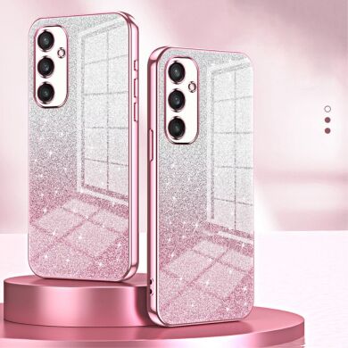 Захисний чохол Deexe Sparkles Cover для Samsung Galaxy S24 - Silver