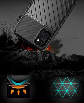 Защитный чехол Deexe Thunder Series для Samsung Galaxy A31 (A315) - Black