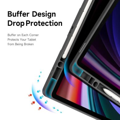 Защитный чехол DUX DUCIS Magi Series для Samsung Galaxy Tab S10 FE Plus - Black
