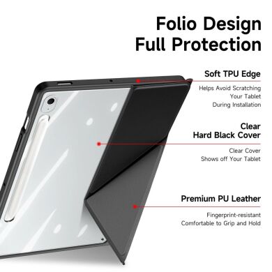 Защитный чехол DUX DUCIS Magi Series для Samsung Galaxy Tab S10 FE Plus - Black