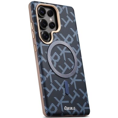 Захисний чохол ESEBLE Letter Pattern Magnetic для Samsung Galaxy S26 Ultra (S948) - Sapphire