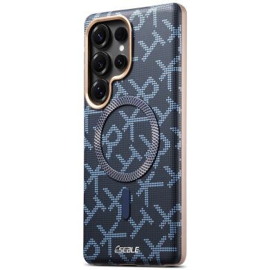 Захисний чохол ESEBLE Letter Pattern Magnetic для Samsung Galaxy S26 Ultra (S948) - Sapphire