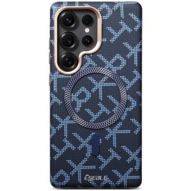 Захисний чохол ESEBLE Letter Pattern Magnetic для Samsung Galaxy S26 Ultra (S948) - Sapphire