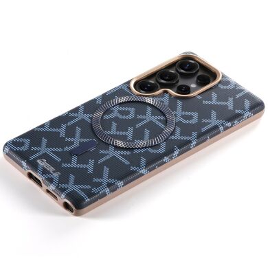 Захисний чохол ESEBLE Letter Pattern Magnetic для Samsung Galaxy S26 Ultra (S948) - Sapphire