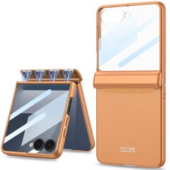 Защитный чехол GKK Magnetic Fold для Samsung Galaxy Flip 7 - Orange