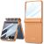 Защитный чехол GKK Magnetic Fold для Samsung Galaxy Flip 7 - Orange