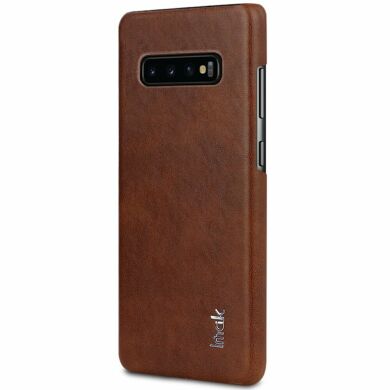 Захисний чохол IMAK Leather Series для Samsung Galaxy S10 Plus (G975) - Brown