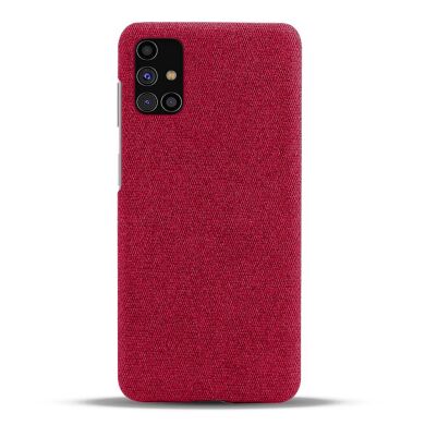 Защитный чехол KSQ Cloth Style для Samsung Galaxy M31s (M317) - Red