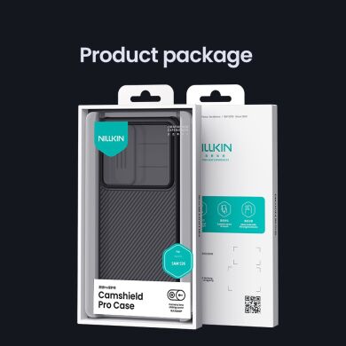 Захисний чохол NILLKIN CamShield Pro (Clear Version) для Samsung Galaxy S26 - Black