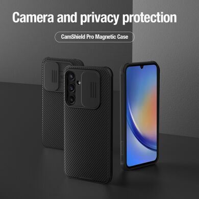 Защитный чехол NILLKIN CamShield Pro Magnetic для Samsung Galaxy A35 (A356) - Black
