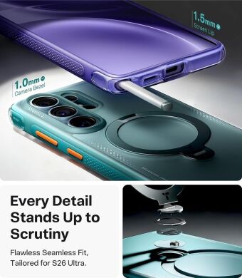 Защитный чехол TORRAS Ostand Q3 Air для Samsung Galaxy S26 Ultra - Dark Purple