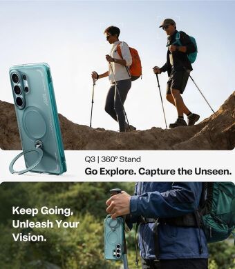 Защитный чехол TORRAS Ostand Q3 Air для Samsung Galaxy S26 Ultra - Dark Purple