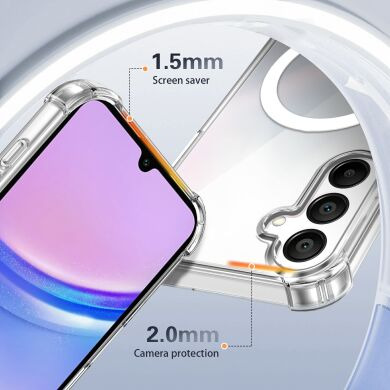 Захисний чохол UniCase AirBag Flow MagSafe для Samsung Galaxy А18 / Galaxy A26 (A266) / Galaxy A17 (A176) - Transparent