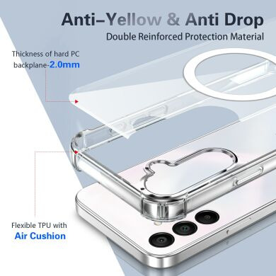 Захисний чохол UniCase AirBag Flow MagSafe для Samsung Galaxy А18 / Galaxy A26 (A266) / Galaxy A17 (A176) - Transparent