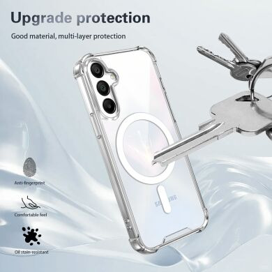 Захисний чохол UniCase AirBag Flow MagSafe для Samsung Galaxy А18 / Galaxy A26 (A266) / Galaxy A17 (A176) - Transparent