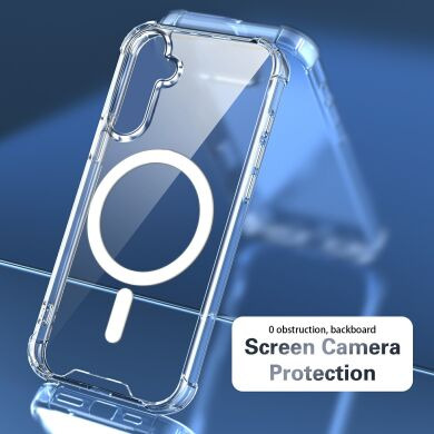 Захисний чохол UniCase AirBag Flow MagSafe для Samsung Galaxy А18 / Galaxy A26 (A266) / Galaxy A17 (A176) - Transparent