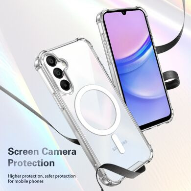 Захисний чохол UniCase AirBag Flow MagSafe для Samsung Galaxy А18 / Galaxy A26 (A266) / Galaxy A17 (A176) - Transparent