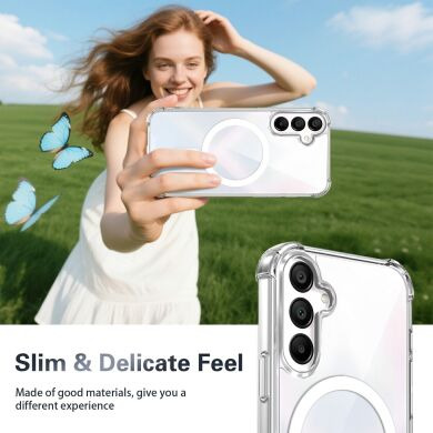 Захисний чохол UniCase AirBag Flow MagSafe для Samsung Galaxy А18 / Galaxy A26 (A266) / Galaxy A17 (A176) - Transparent
