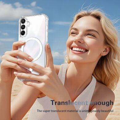 Захисний чохол UniCase AirBag Flow MagSafe для Samsung Galaxy А18 / Galaxy A26 (A266) / Galaxy A17 (A176) - Transparent