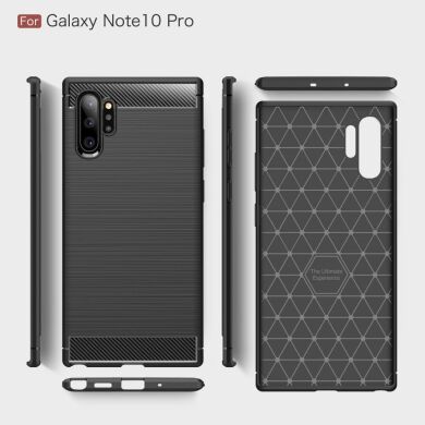 Захисний чохол UniCase Carbon для Samsung Galaxy Note 10 Pro - Black