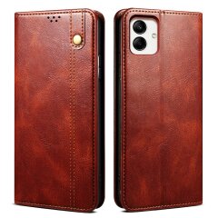 Защитный чехол UniCase Leather Wallet для Samsung Galaxy A07 (A075) - Brown