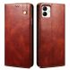 Защитный чехол UniCase Leather Wallet для Samsung Galaxy A07 (A075) - Brown. Фото 1 из 7