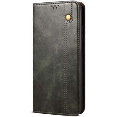 Захисний чохол UniCase Leather Wallet для Samsung Galaxy S25 Ultra (S938) - Green