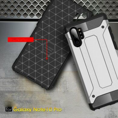 Защитный чехол UniCase Rugged Guard для Samsung Galaxy Note 10+ (N975) - Silver