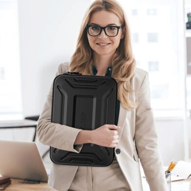 Универсальный чехол Tech-Protect Kevlar Pro для ноутбука диагональю 13–14 дюймов - Black