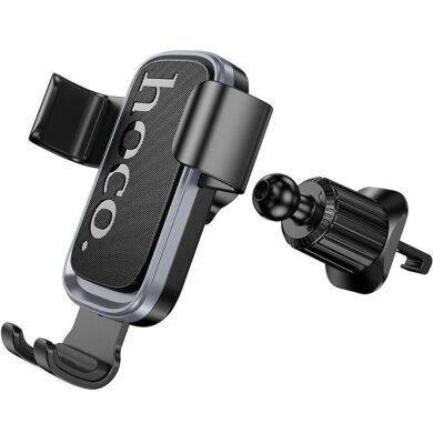 Автомобільний тримач Hoco H80 - Black / Metal Gray