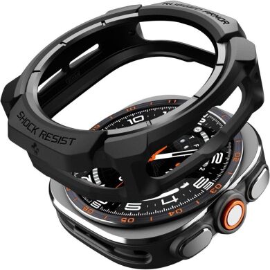 Захисний чохол Spigen Rugged Armor (FW) для Samsung Galaxy Watch Ultra 2 (ACS11611) - Matte Black