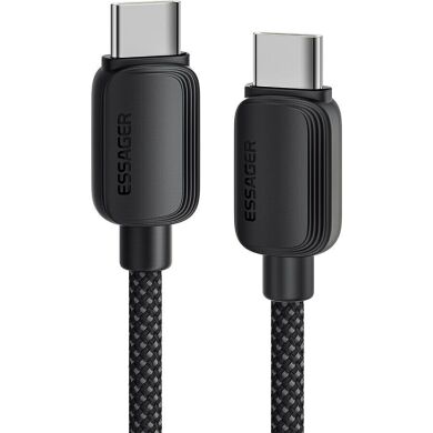 Кабель ESSAGER Breeze Type-C to Type-C (100W, 2m) EXCTT1-WLA01-P - Black