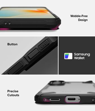 Захисний чохол Ringke Fusion X для Samsung Galaxy A57 (A576) 8800328818040 - Black