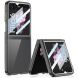 Защитный чехол GKK Translucent для Samsung Galaxy Flip 6 - Transparent Black. Фото 1 из 8