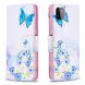 Чехол-книжка Deexe Color Wallet для Samsung Galaxy A22 5G (A226) - Butterfly and Flower. Фото 2 из 8