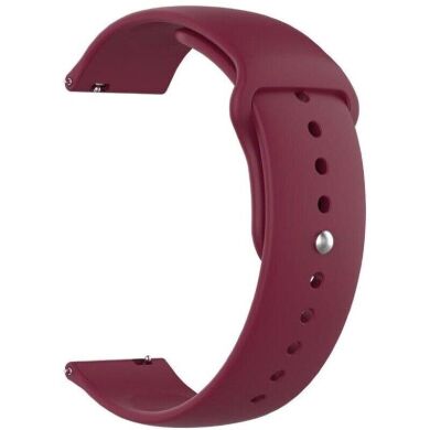 Ремешок ArmorStandart Silicone Watch Strap для часов с шириной крепления 22мм - Marsala