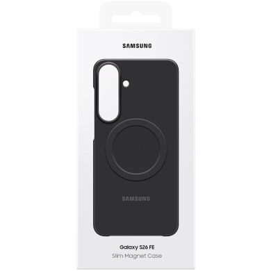 Оригинальный магнитный чехол Slim Magnet для Samsung Galaxy S26 FE (EF-SS741CBEGWW) - Black